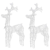 Decorazioni Natalizie Renne 2 pz 60x16x100 cm in Acrilico 3154369