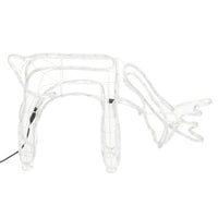 Figure Natalizie Renne 3 pz Bianco Freddo 73x31x45 cm 3154319