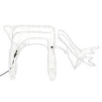 Set Figure Renne Natalizie 3 pz Bianco Caldo 3154333