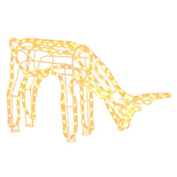 Set Figure Renne Natalizie 3 pz Bianco Caldo 3154333