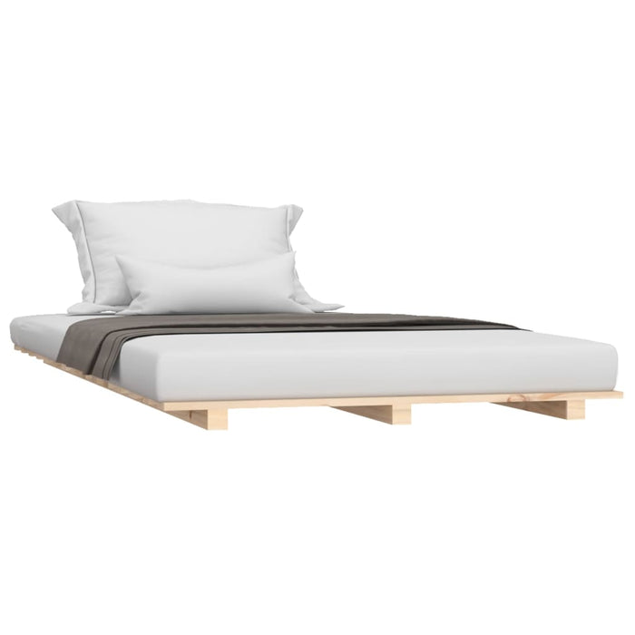 Letto senza Materasso 90x190 cm in Legno Massello di Pino 824588
