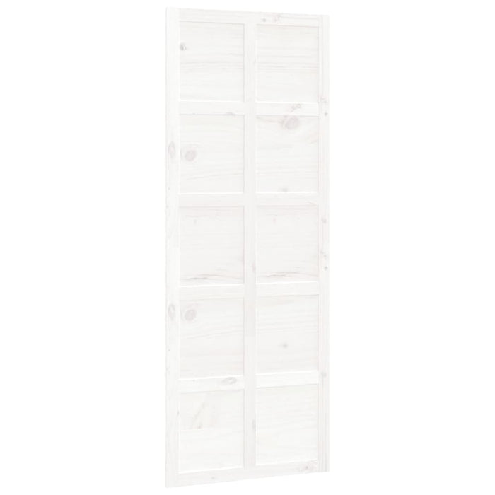 Porta del Granaio Bianca 80x1,8x214 cm Legno Massello di Pino cod mxl 63508