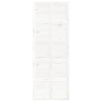 Porta del Granaio Bianca 80x1,8x214 cm Legno Massello di Pino cod mxl 63508