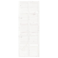 Porta del Granaio Bianca 80x1,8x214 cm Legno Massello di Pino cod mxl 63508