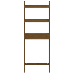 Rastrelliera da Bagno Ambra 63x26x171 cm Legno Massello Pino 824661