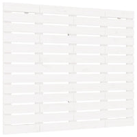 Testiera da Parete Bianca 106x3x91,5 cm Legno Massello di Pinocod mxl 129926