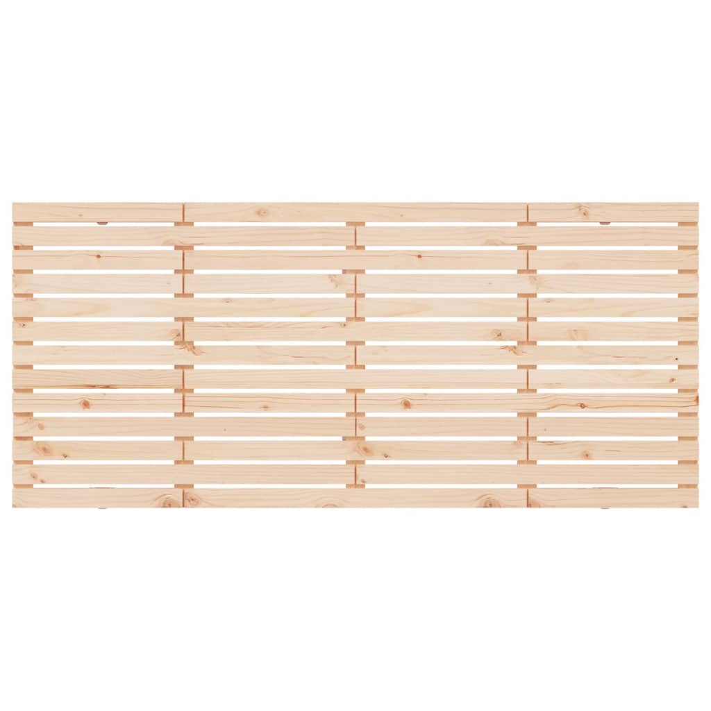 Testiera da Parete 206x3x91,5 cm in Legno Massello di Pino 824668