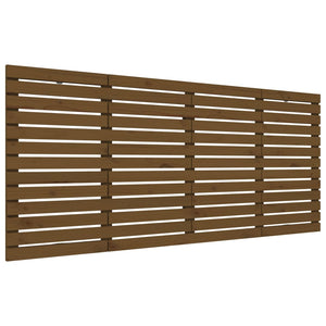 Testiera da Parete Ambra 206x3x91,5cm in Legno Massello di Pino 824671