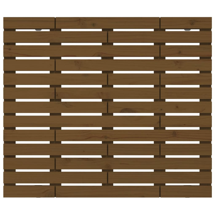 Testiera da Parete Ambra 96x3x91,5 cm in Legno Massello di Pino 824676