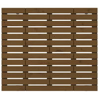 Testiera da Parete Ambra 81x3x91,5 cm in Legno Massello di Pino 824696