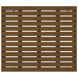 Testiera da Parete Ambra 81x3x91,5 cm in Legno Massello di Pino 824696