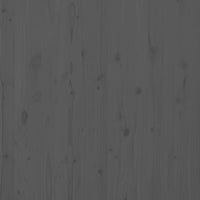 Testiera da Parete Grigia 166x3x91,5 cm Legno Massello di Pino 824700