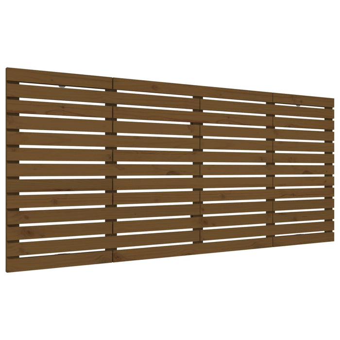 Testiera da Parete Ambra 166x3x91,5cm in Legno Massello di Pino 824701