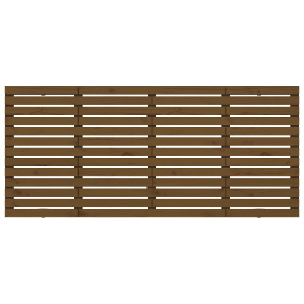 Testiera da Parete Ambra 166x3x91,5cm in Legno Massello di Pino 824701