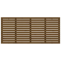 Testiera da Parete Ambra 166x3x91,5cm in Legno Massello di Pino 824701