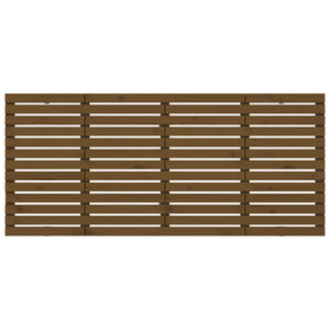 Testiera da Parete Ambra 166x3x91,5cm in Legno Massello di Pino 824701