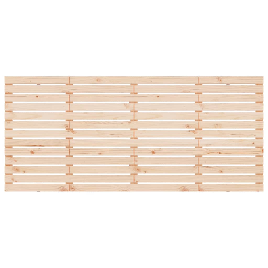 Testiera da Parete 186x3x91,5 cm in Legno Massello di Pino 824703