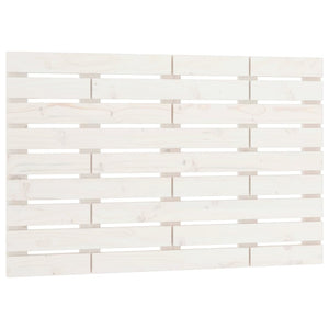 Testiera da Parete Bianca 96x3x63 cm in Legno Massello di Pino 824724