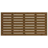 Testiera da Parete Ambra 126x3x63 cm in Legno Massello di Pino 824731