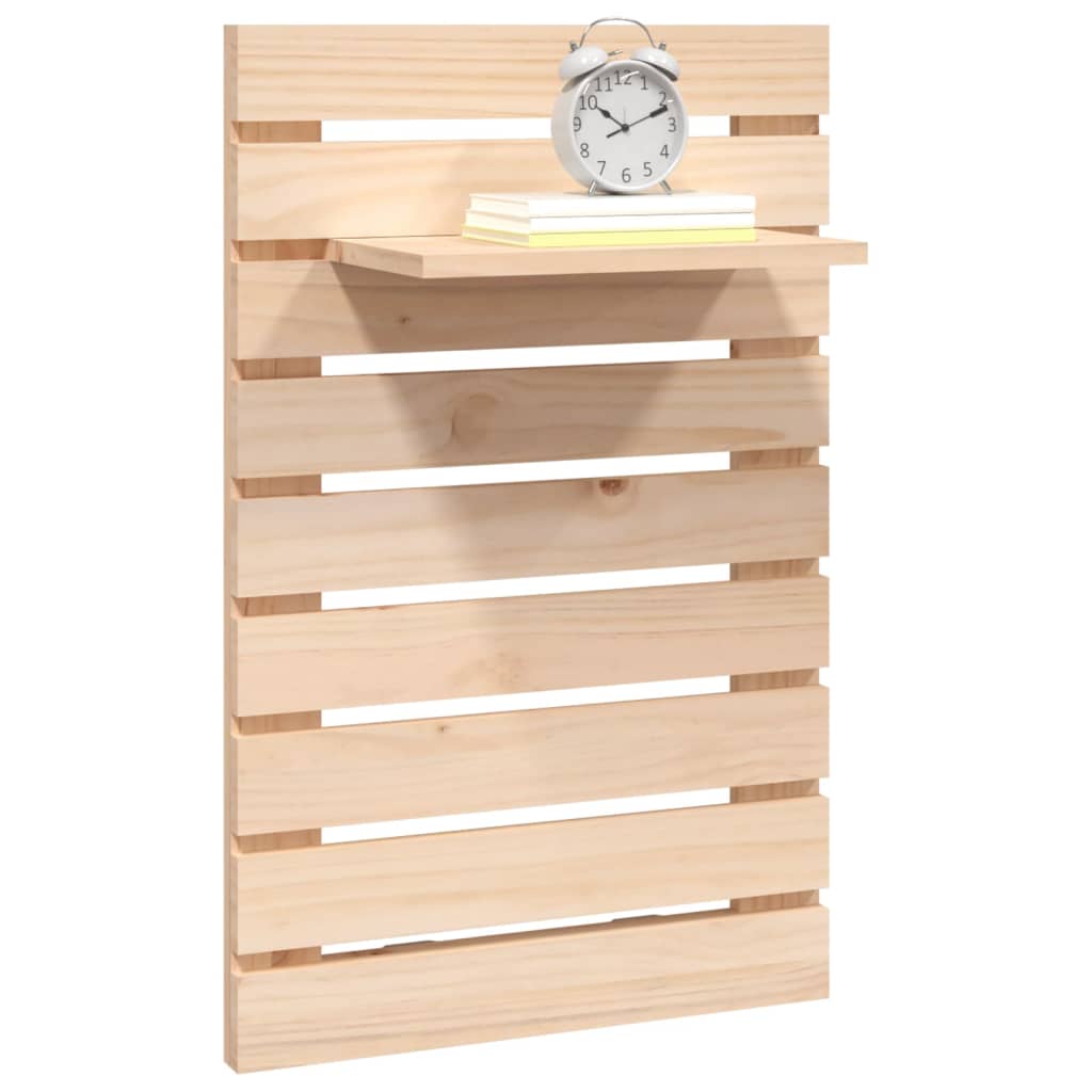Mensole da Letto a Parete 2 pz Legno Massello di Pino 824768