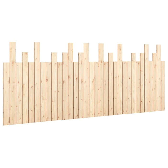 Testiera da Parete 204x3x80 cm in Legno Massello di Pino 824778