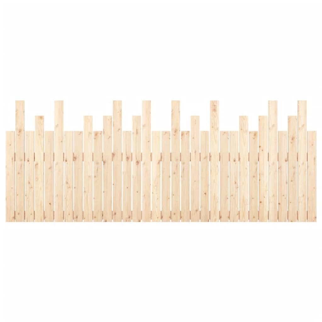 Testiera da Parete 204x3x80 cm in Legno Massello di Pino 824778