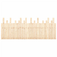 Testiera da Parete 204x3x80 cm in Legno Massello di Pino 824778