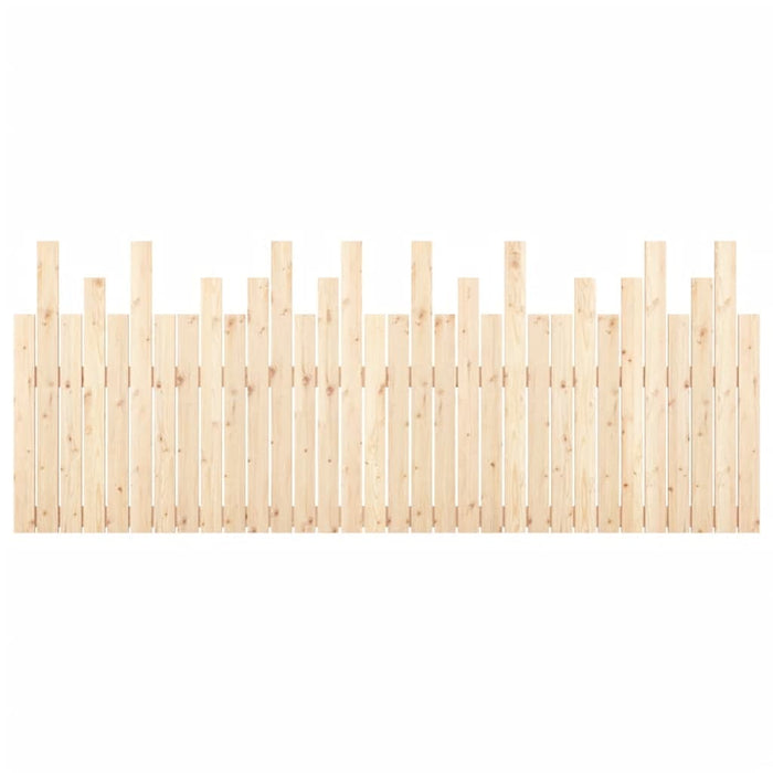 Testiera da Parete 204x3x80 cm in Legno Massello di Pino 824778