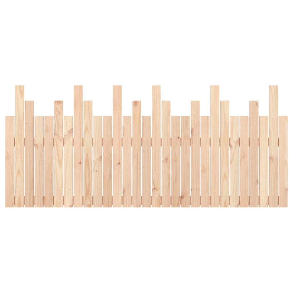 Testiera da Parete 185x3x80 cm in Legno Massello di Pino 824813