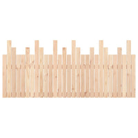 Testiera da Parete 185x3x80 cm in Legno Massello di Pino 824813