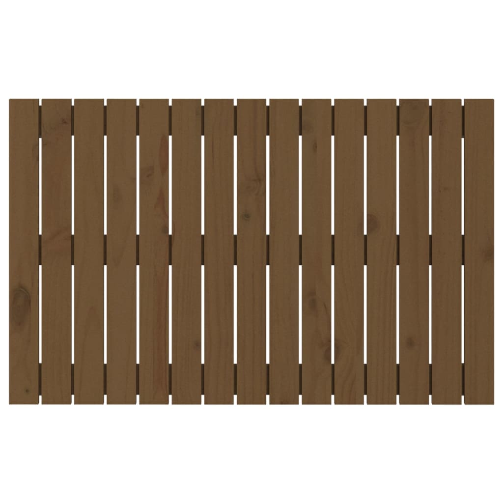 Testiera da Parete Ambra 95,5x3x60 cm in Legno Massello di Pino 824836