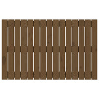 Testiera da Parete Ambra 95,5x3x60 cm in Legno Massello di Pino 824836