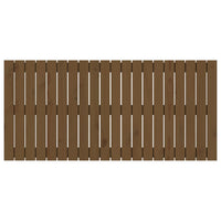 Testiera da Parete Ambra 127,5x3x60cm in Legno Massello di Pino 824841