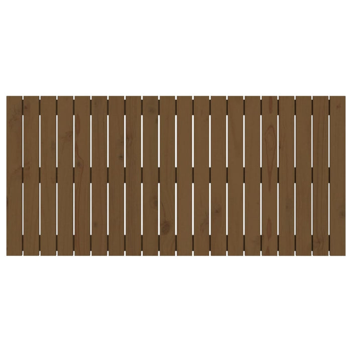 Testiera da Parete Ambra 127,5x3x60cm in Legno Massello di Pino 824841