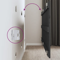 Testiera da Parete Grigia 147x3x60 cm in Legno Massello di Pino 824845