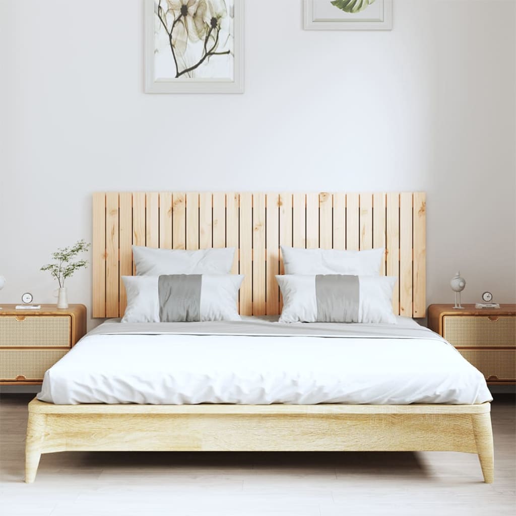 Testiera da Parete 159,5x3x60 cm in Legno Massello di Pino cod mxl 41046