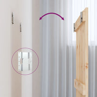 Testiera da Parete 82,5x3x60 cm in Legno Massello di Pino 824853