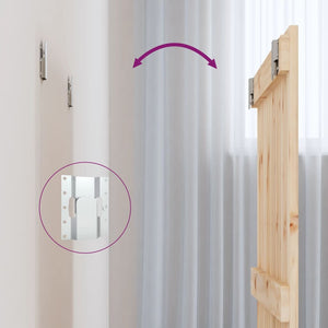 Testiera da Parete 82,5x3x60 cm in Legno Massello di Pino 824853