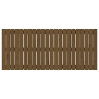 Testiera da Parete Ambra 140x3x60 cm in Legno Massello di Pino 824871