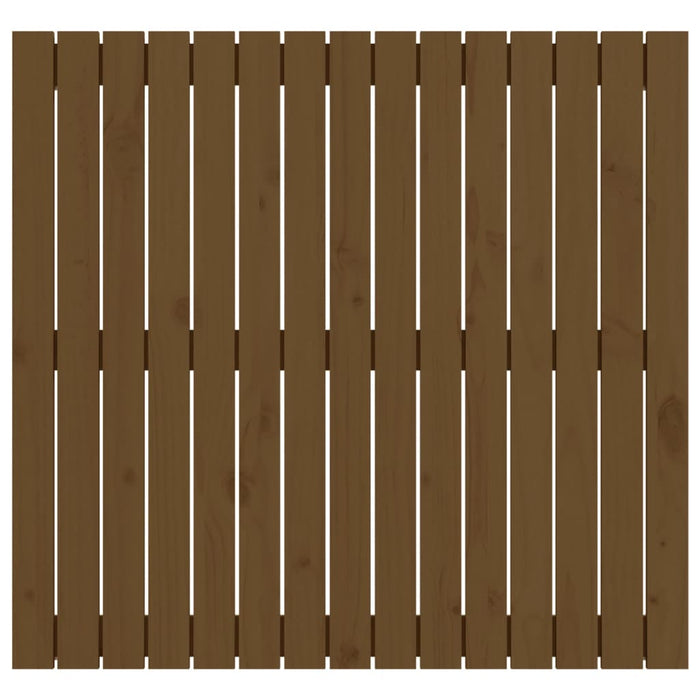 Testiera da Parete Ambra 95,5x3x90 cm in Legno Massello di Pino 824886