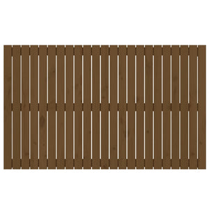 Testiera da Parete Ambra 147x3x90 cm in Legno Massello di Pino 824896