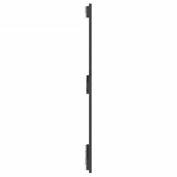 Testiera da Parete Grigia 140x3x90 cm in Legno Massello di Pino 824920