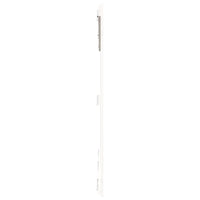 Testiera da Parete Bianca 204x3x110 cm Legno Massello di Pino 824929