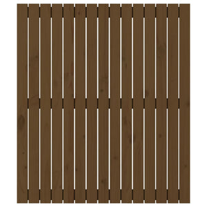 Testiera da Parete Ambra 95,5x3x110cm in Legno Massello di Pino 824936