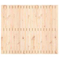 Testiera da Parete 127,5x3x110 cm in Legno Massello di Pino 824938