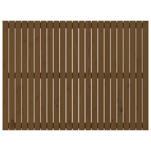 Testiera da Parete Ambra 146,5x3x110 cm Legno Massello di Pino 824946