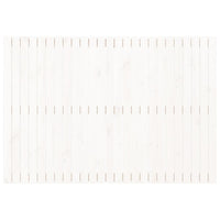Testiera da Parete Bianca 159,5x3x110 cm Legno Massello di Pino 824949