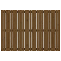 Testiera da Parete Ambra 159,5x3x110 cm Legno Massello di Pino 824951