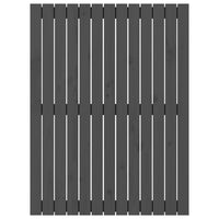 Testiera da Parete Grigia 82,5x3x110 cm Legno Massello di Pino 824955