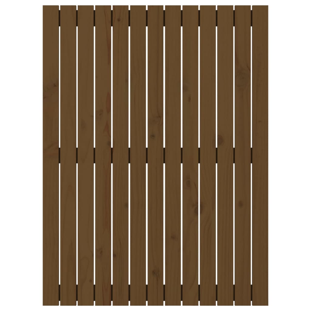 Testiera da Parete Ambra 82,5x3x110cm in Legno Massello di Pino 824956